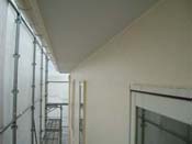 ステンレス屋根、外壁ローラー塗り